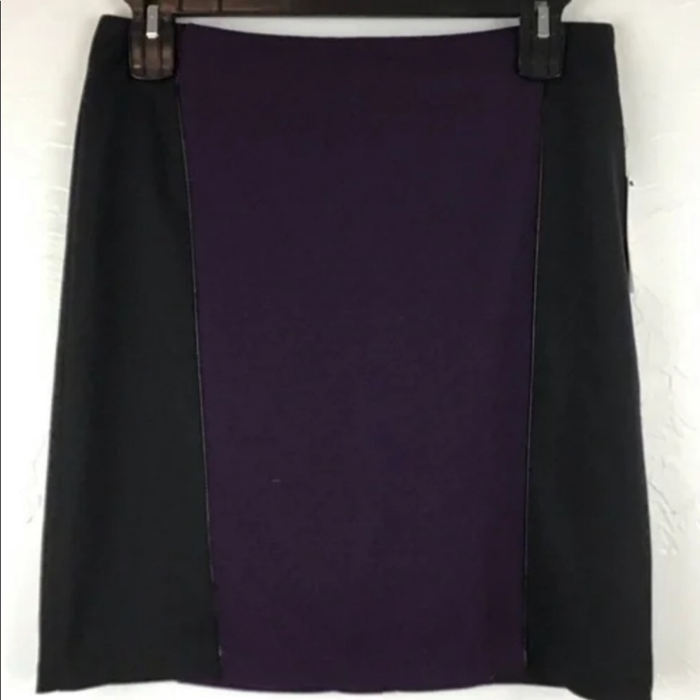 Laundry by Shelli Segal Women's 2 Skirt Purple Black